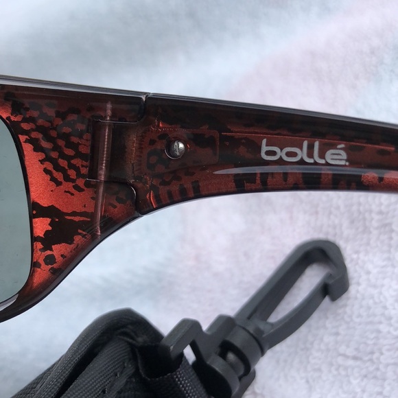 NWT Bolle Sunglasses Recoil black red snake non po - Picture 3 of 8